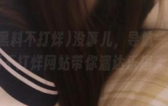 没事儿，导航一下！五一黑料不打烊网站带你溜达乐趣无边境。